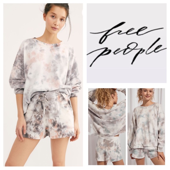 Free People Pants - Free People Two-Piece Kelly Washed Short Set. NWT